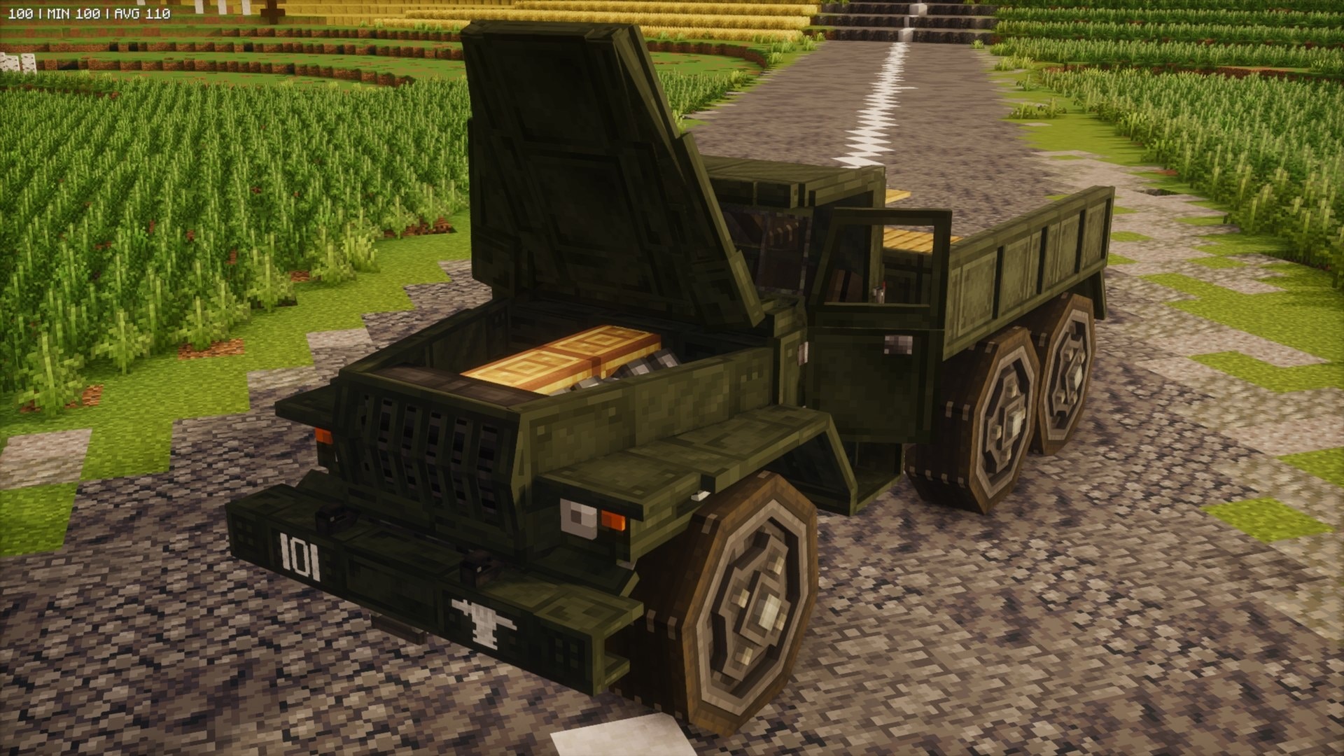 Player-built machinery on the ASTRA Minecraft server