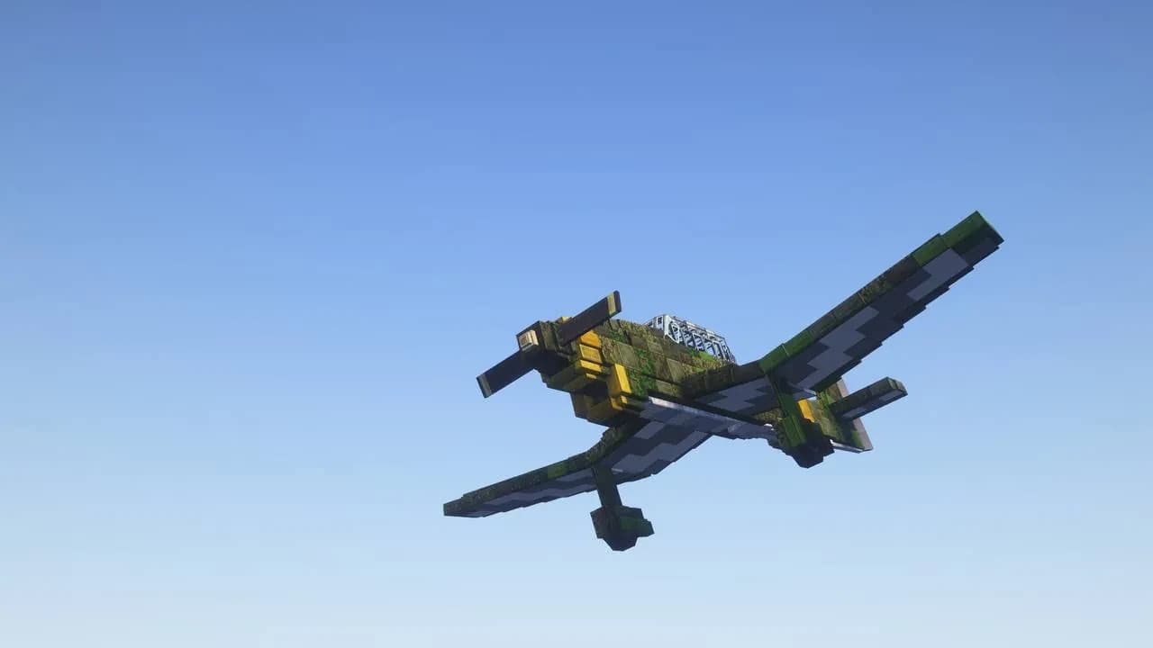 In the air