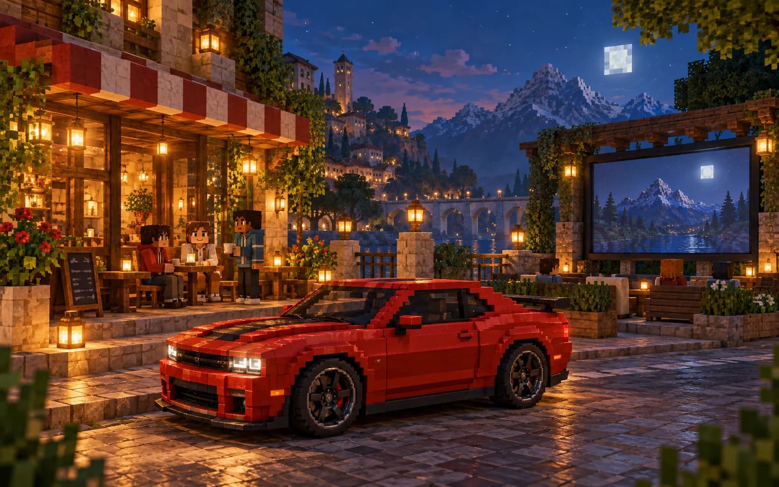 NEXUS world concept: Cinema, racing and friends.